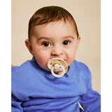 Bibs Ivory Gold Black Gold Pacifier Studio Colour 4 Pack Noor & Layl Latex