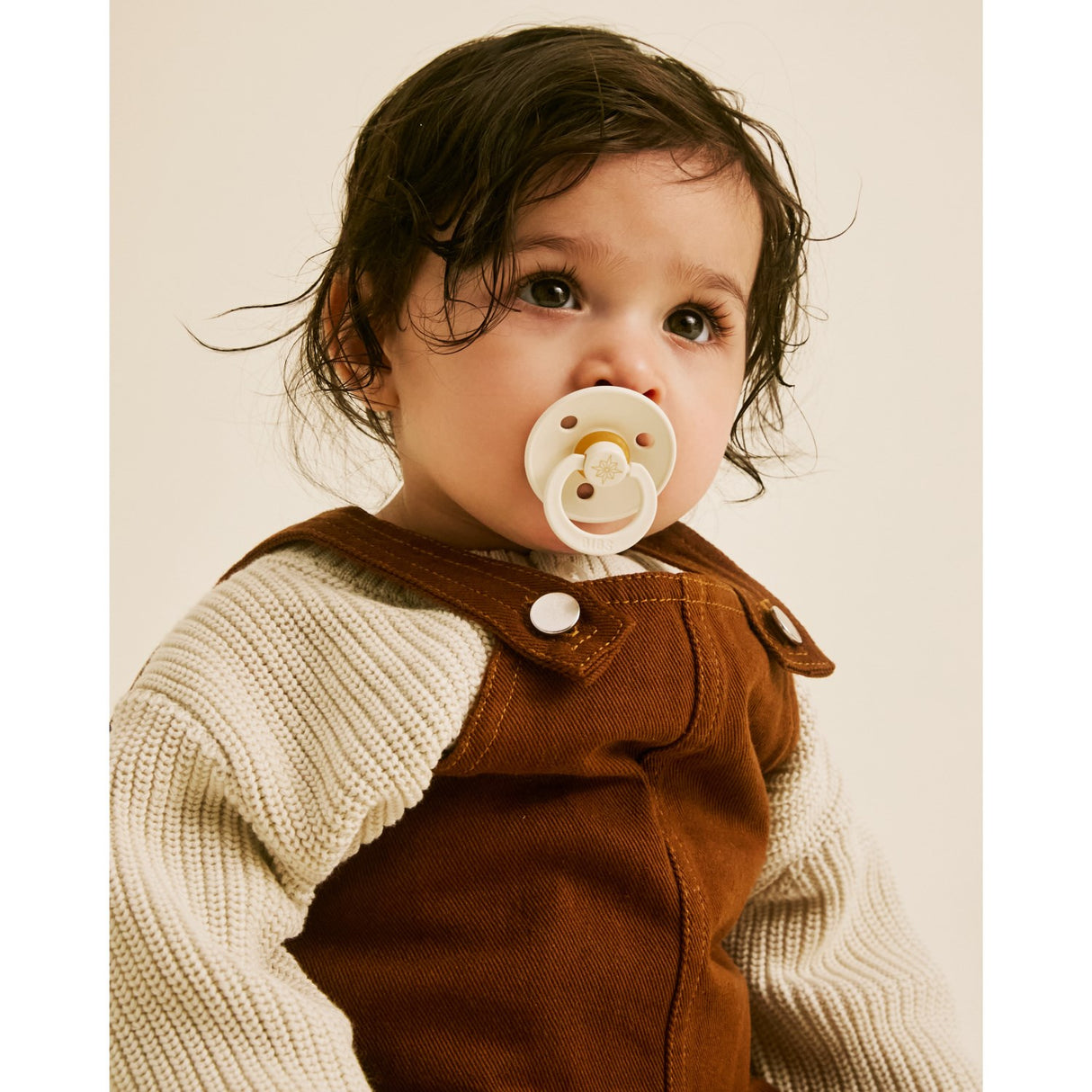 Bibs Ivory Gold Black Gold Pacifier Studio Colour 4 Pack Noor & Layl Latex