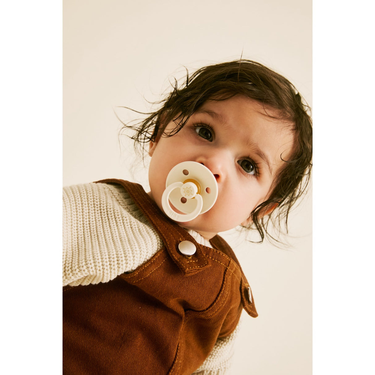 Bibs Ivory Gold Black Gold Pacifier Studio Colour 4 Pack Noor & Layl Latex