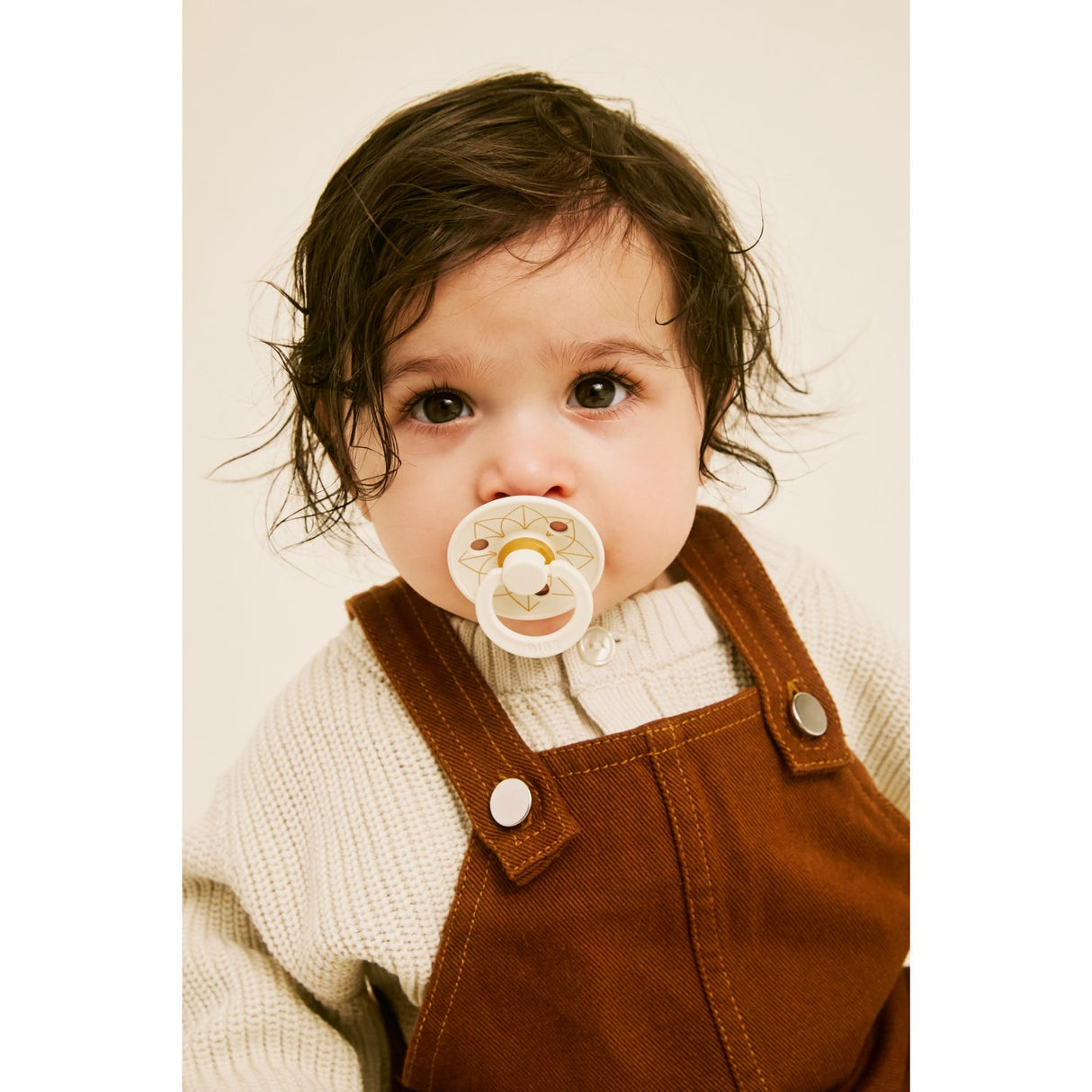 Bibs Ivory Gold Black Gold Pacifier Studio Colour 4 Pack Noor & Layl Latex