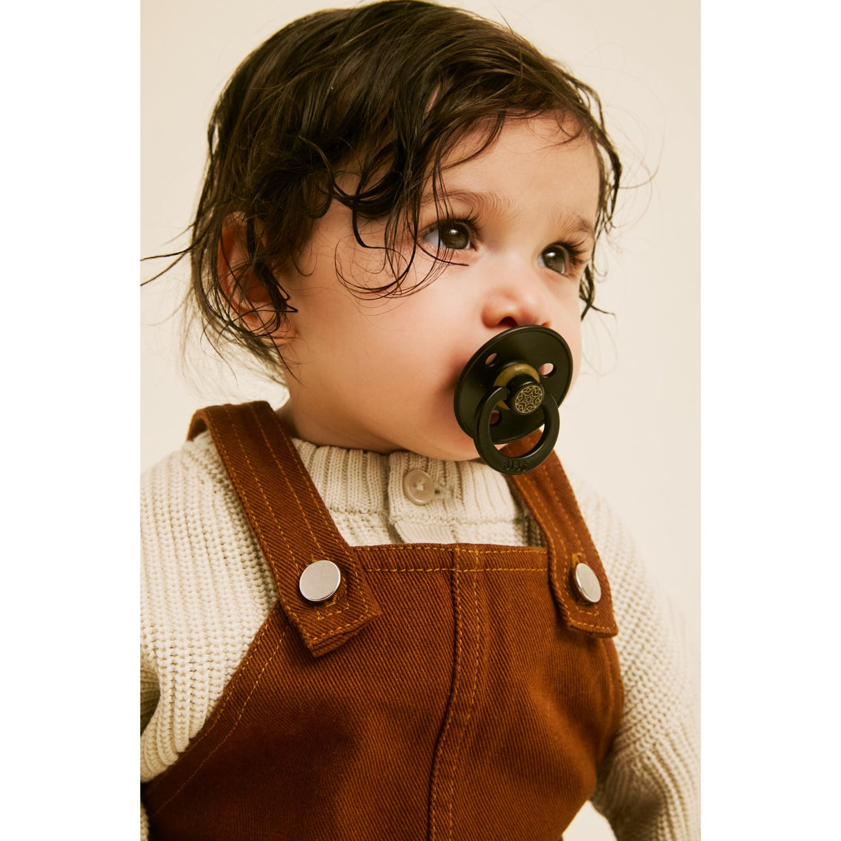 Bibs Black Gold Pacifier Studio Colour 2 Pack Layl Latex