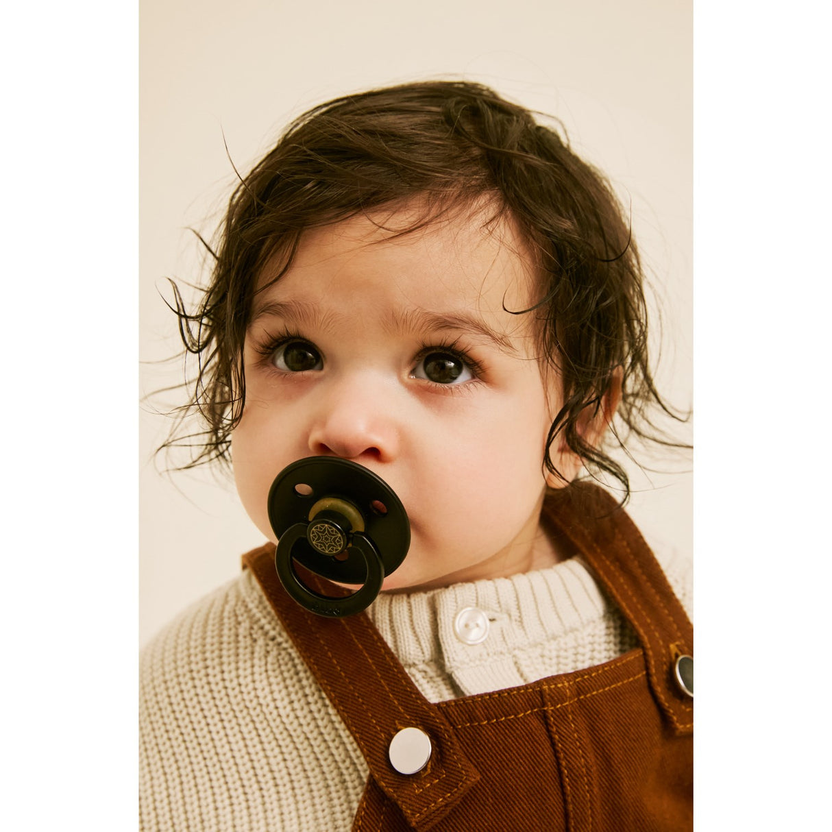 Bibs Black Gold Pacifier Studio Colour 2 Pack Layl Latex