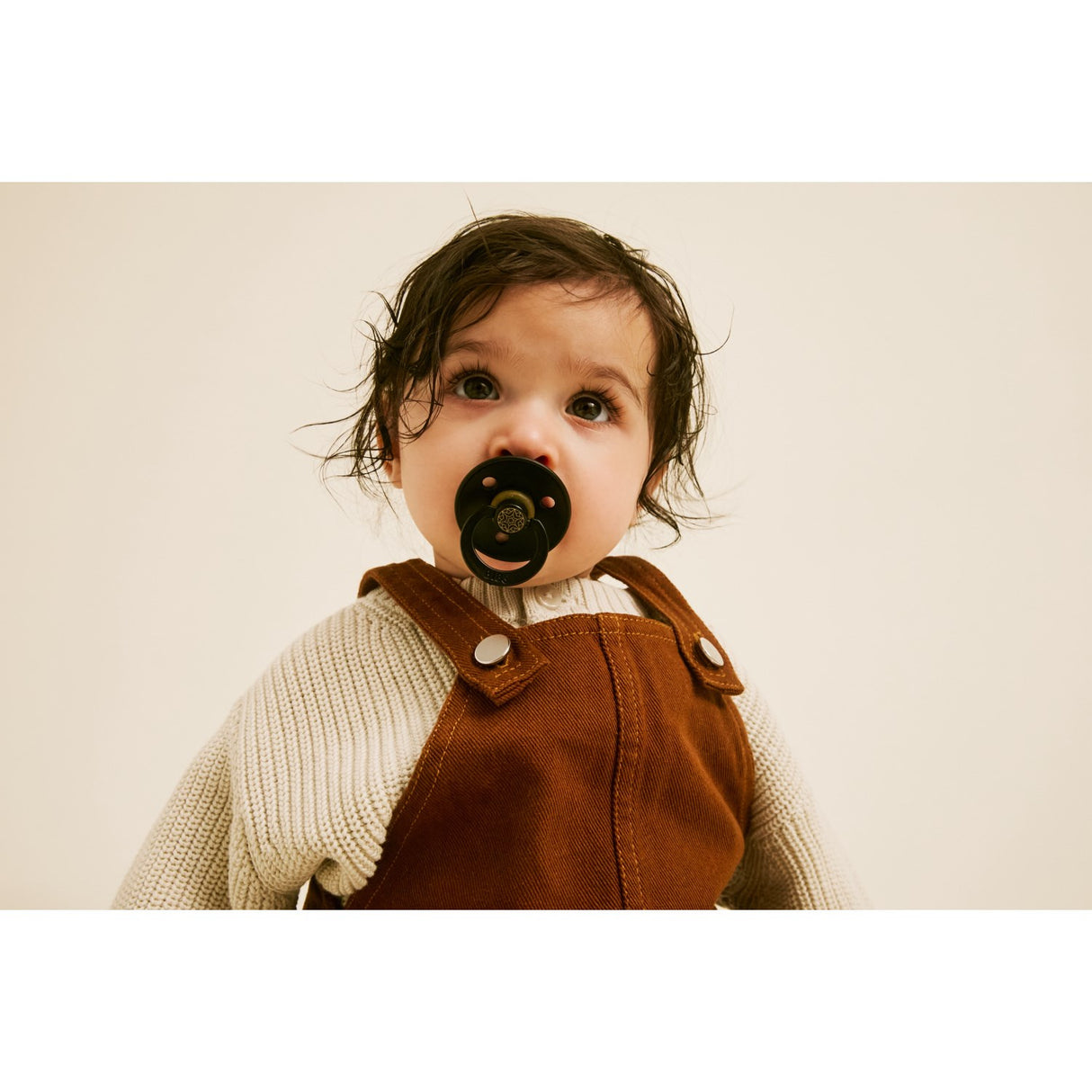 Bibs Ivory Gold Black Gold Pacifier Studio Colour 4 Pack Noor & Layl Latex
