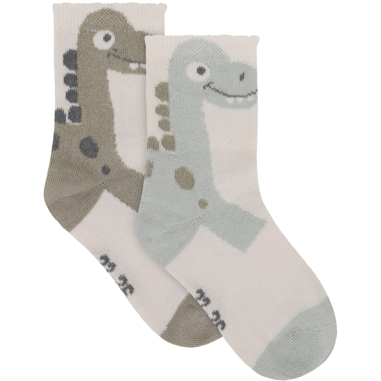 Minymo Willam Gray Socks W. 3D Effect 2-Pack