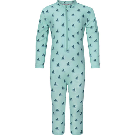 Petit Crabe Aqua Boat Lou Basic Sunsuit L/S