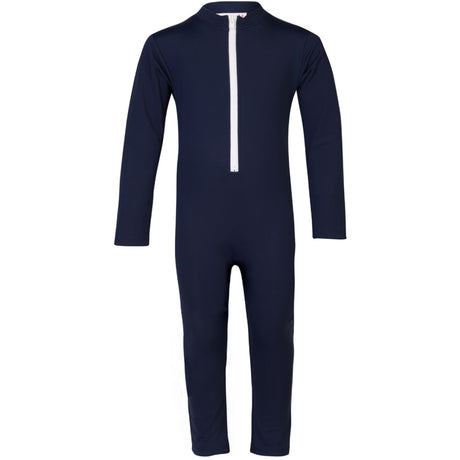 Petit Crabe Blue Lou Basic Sunsuit L/S