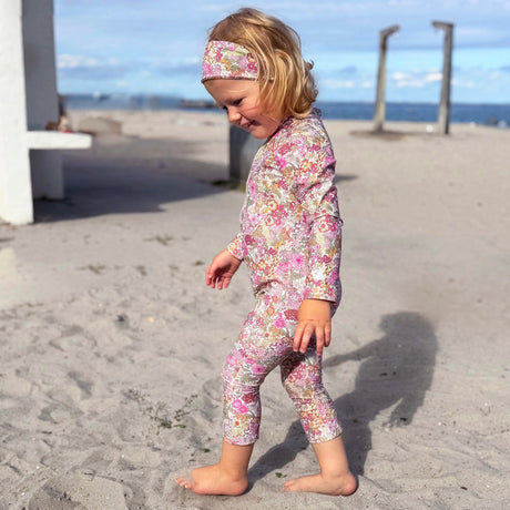 Petit Crabe Margaret Annie (Made With Liberty© Fabric) Lou Basic Sunsuit L/S