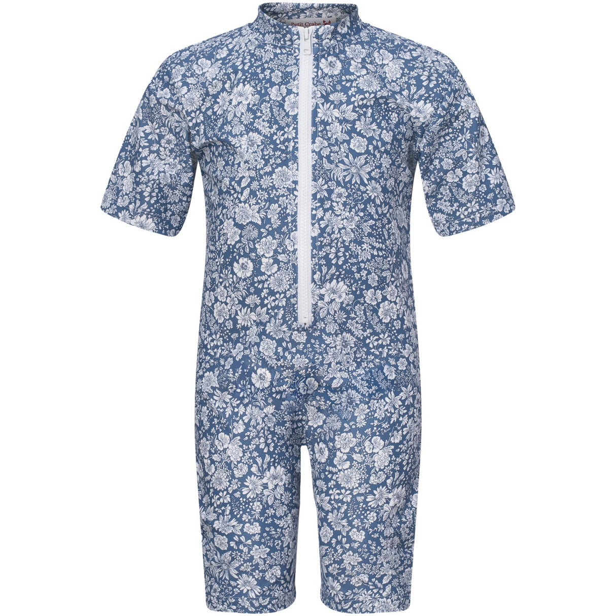 Petit Crabe Evening Sky (Made With Liberty© Fabric) Natsu Sunsuit S/S