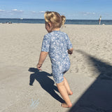 Petit Crabe Evening Sky (Made With Liberty© Fabric) Natsu Sunsuit S/S