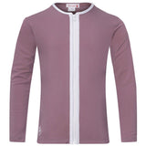 Petit Crabe Heather Basic Zipper Uv-Swim Shirt L/S