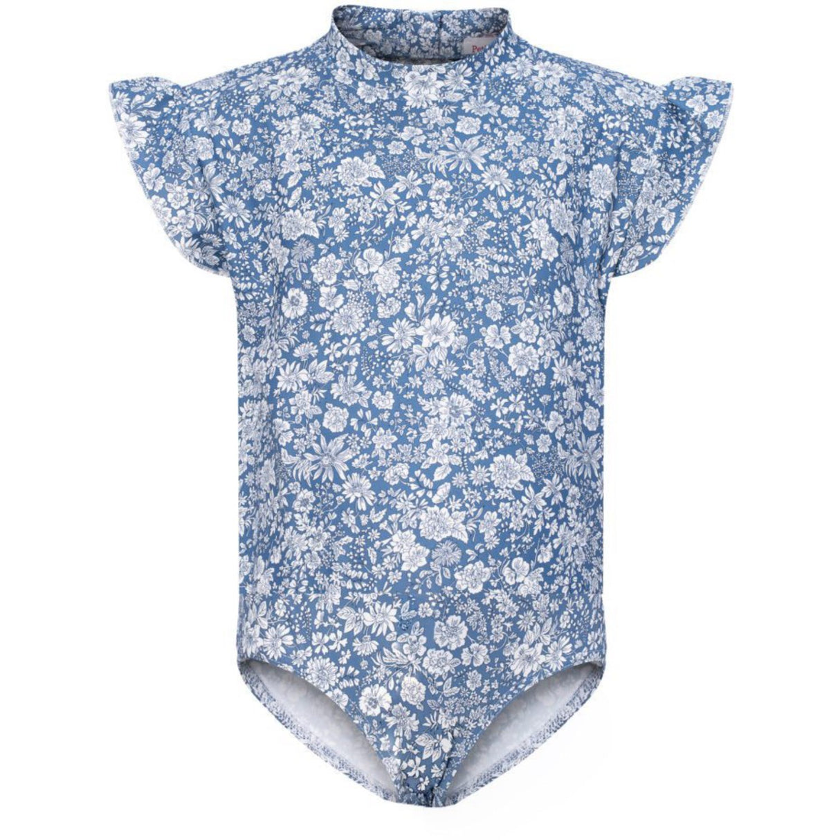 Petit Crabe Evening Sky (Made With Liberty© Fabric) Beaa Swimsuit S/S