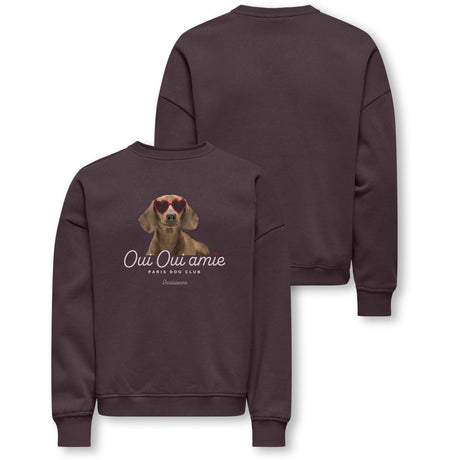 kids ONLY Fudge Oui Kogbila L/S Ovz Print O-Neck Swt Noos