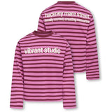 kids ONLY Fiji Flower Rumba Red (Ida) Print Vibrant Koglida L/S Stripe Top Jrs