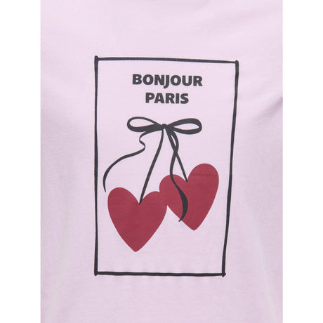 kids ONLY Pink Lady Bonjour Koglila Ss Reg Printed Tee Jrs