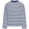 kids ONLY Cloud Dancer Navy Peony (Ida) Print Park Koglida L/S Stripe Top Jrs