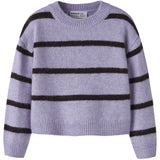 Name It Heirloom Lilac Chocolate Plum Nmfolenska Ls Knit