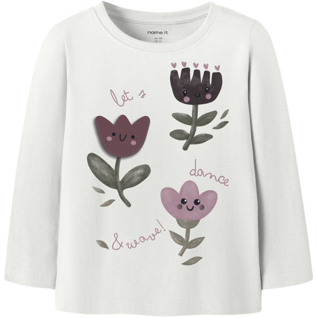 Name It Cloud Dancer Nmfonelia Ls Top Box
