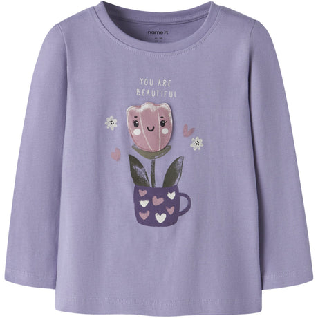 Name It Heirloom Lilac Nmfonelia Ls Top Box