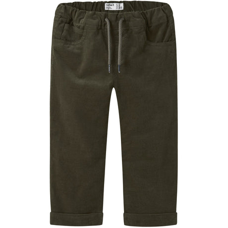 Name It Olive Night Nmmben Regular Cord Wl Pants 4609-Yt