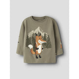 Name It Mermaid Nmmotto Ls Nreg Top