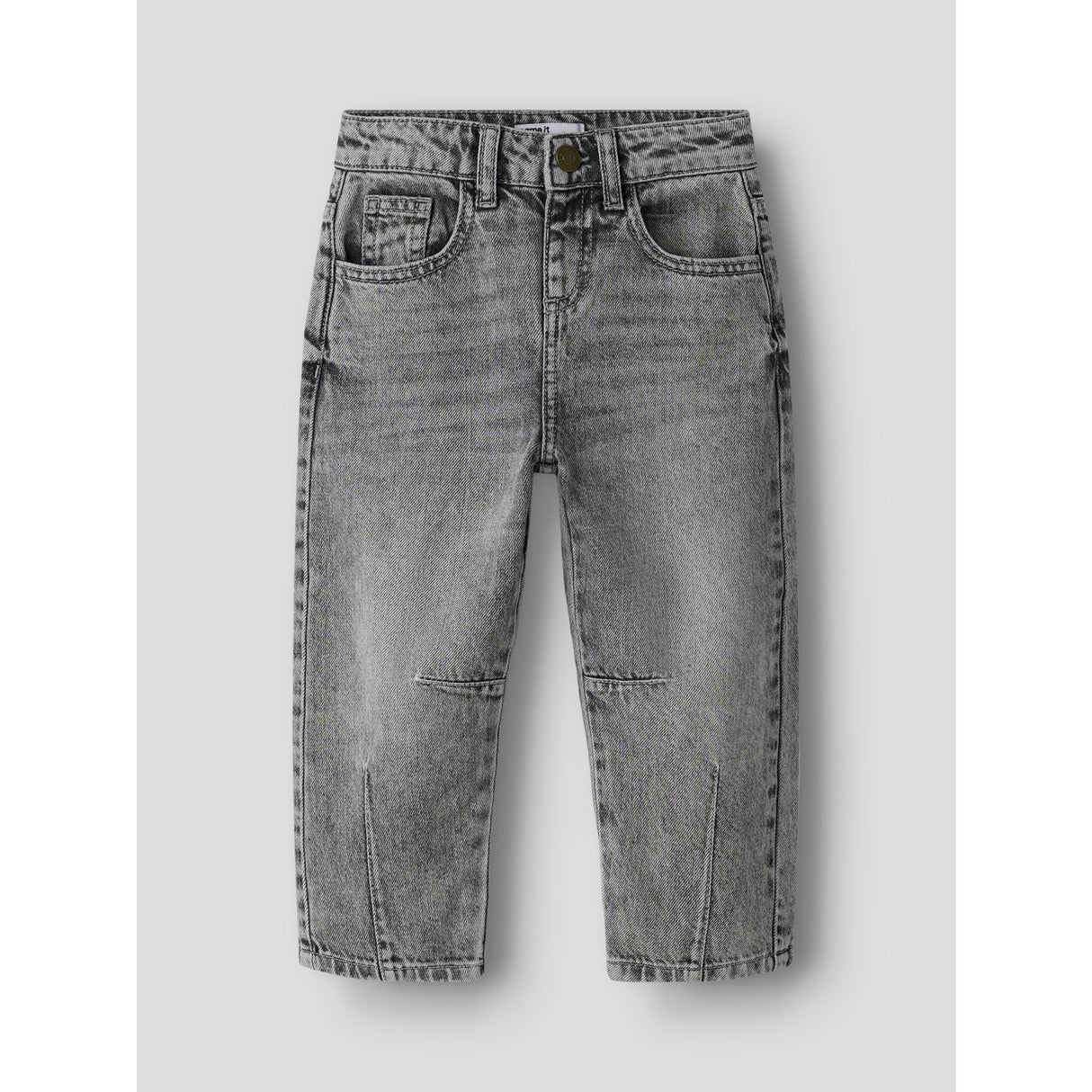 Name It Medium Grey Denim Nmfbella Barrel Dnm Jeans 5518-Bp