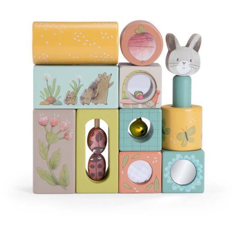 Moulin Roty Activity Bricks - Trois Petits Lapins