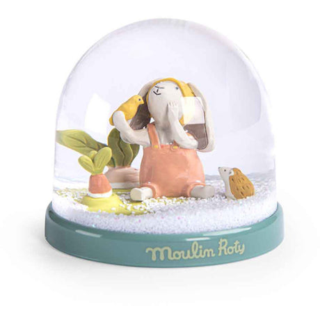 Moulin Roty Snow Globe with Rabbit - Trois Petits Lapins