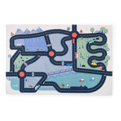Moulin Roty Play Mat with Car Track - Avenue du Moulin