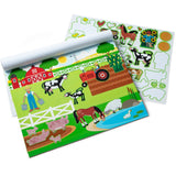 Melissa & Doug Grøn Reusable Sticker Pad Habitats