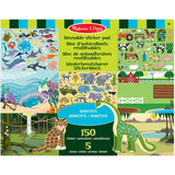 Melissa & Doug Grøn Reusable Sticker Pad Habitats