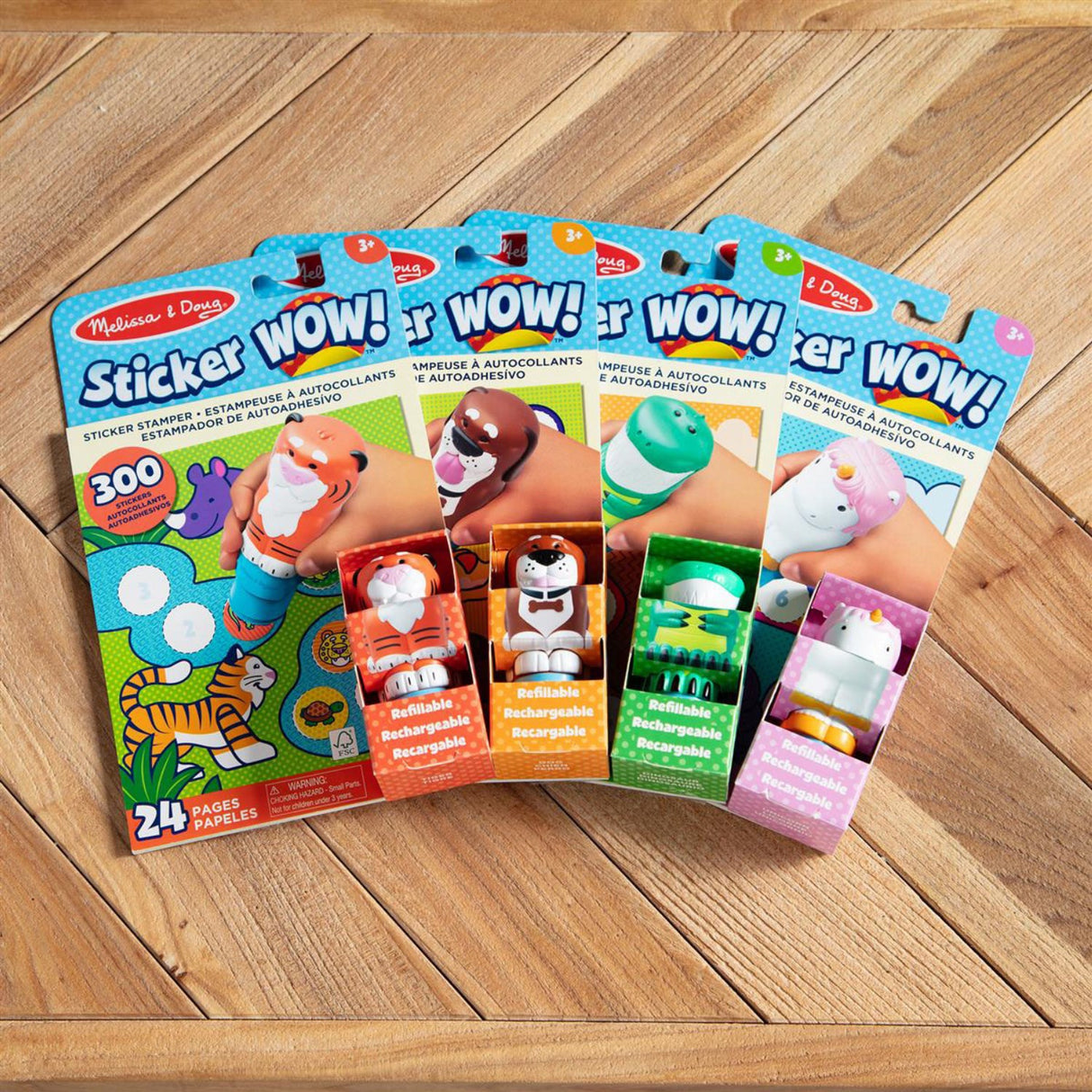 Melissa & Doug Rød Sticker Wow! Activity Pad Set Tiger
