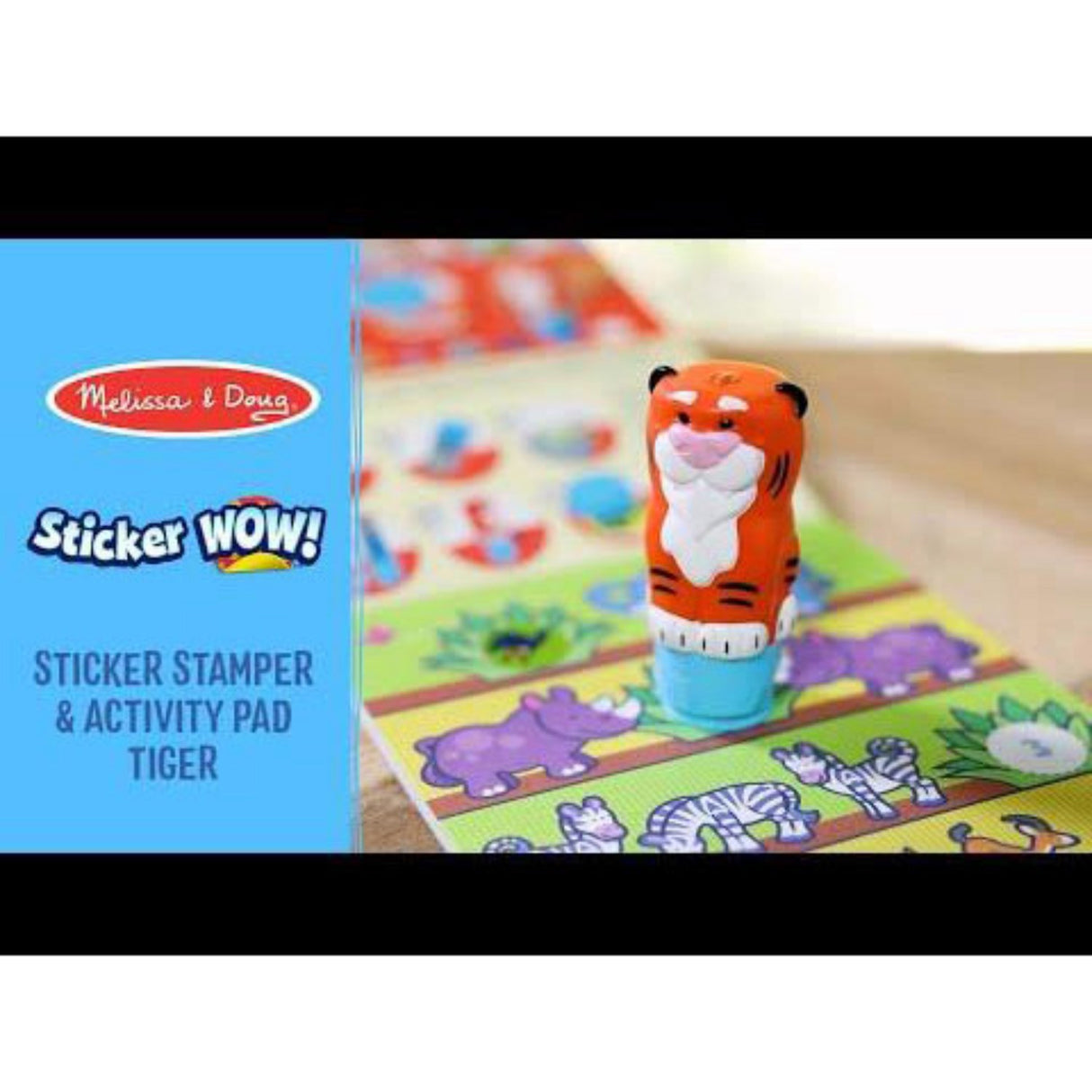 Melissa & Doug Lyseød Sticker Wow! Activity Pad Set Unicorn
