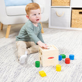Melissa & Doug Multifarvet Sorteringskasse Kube Wood