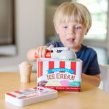 Melissa & Doug Multifarvet Toy Scoop & Stack Ice Cream Cone Playset