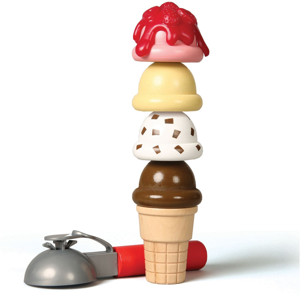 Melissa & Doug Multifarvet Wooden Playset Scoop And Serve Ice Cream Counter