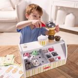 Melissa & Doug Multifarvet Wooden Playset Scoop And Serve Ice Cream Counter