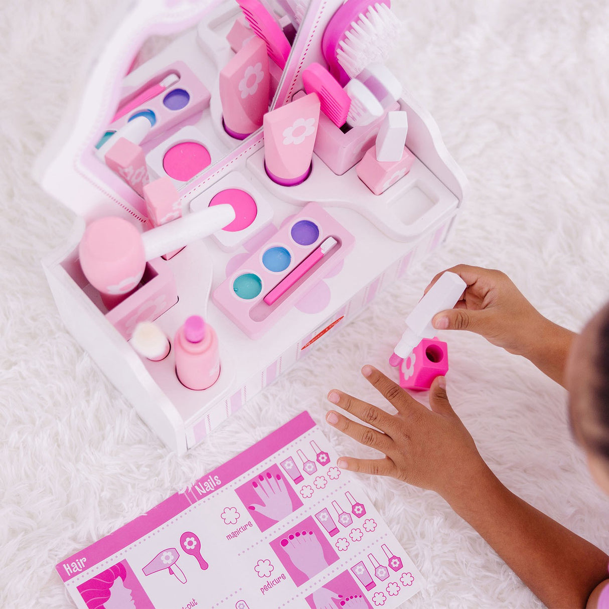 Melissa & Doug Multifarvet Toy Vanity Play Set