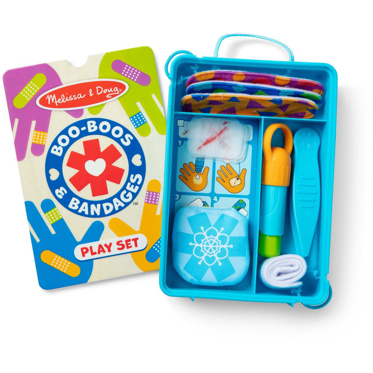 Melissa & Doug Multifarvet Legesæt Pretend Play Set Boo-Boos & Bandages