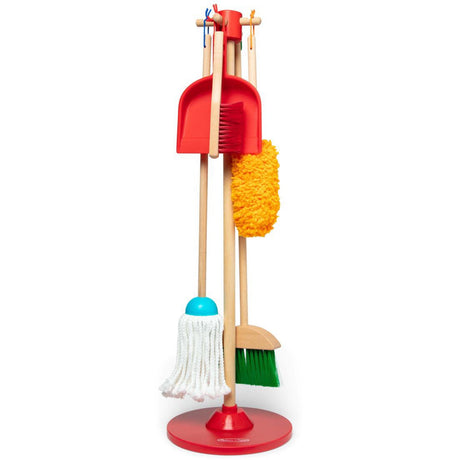 Melissa & Doug Multifarvet Dust, Sweep & Mop