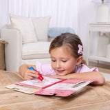 Melissa & Doug Rød Coloring Book "Water Wow!" Frugtdufte