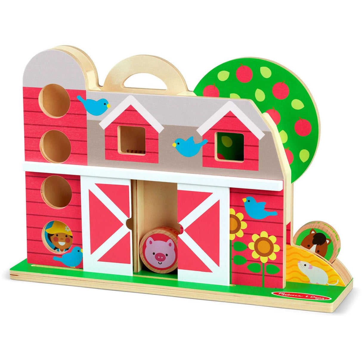 Melissa & Doug Multifarvet Toy - Go Tots - Bondegårds Tumlesæt