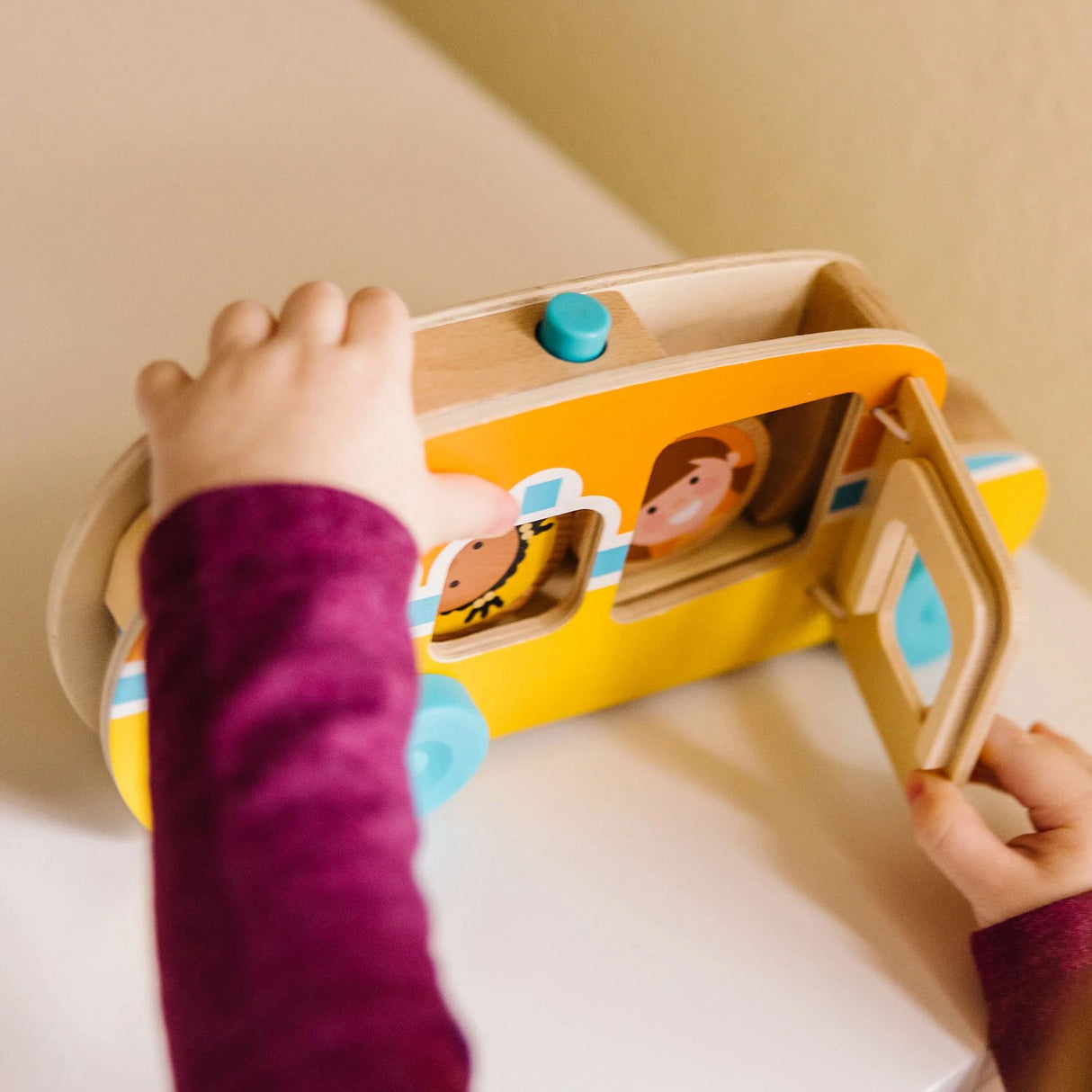 Melissa & Doug Multifarvet Bus - Go Tots - Rul Og Kør
