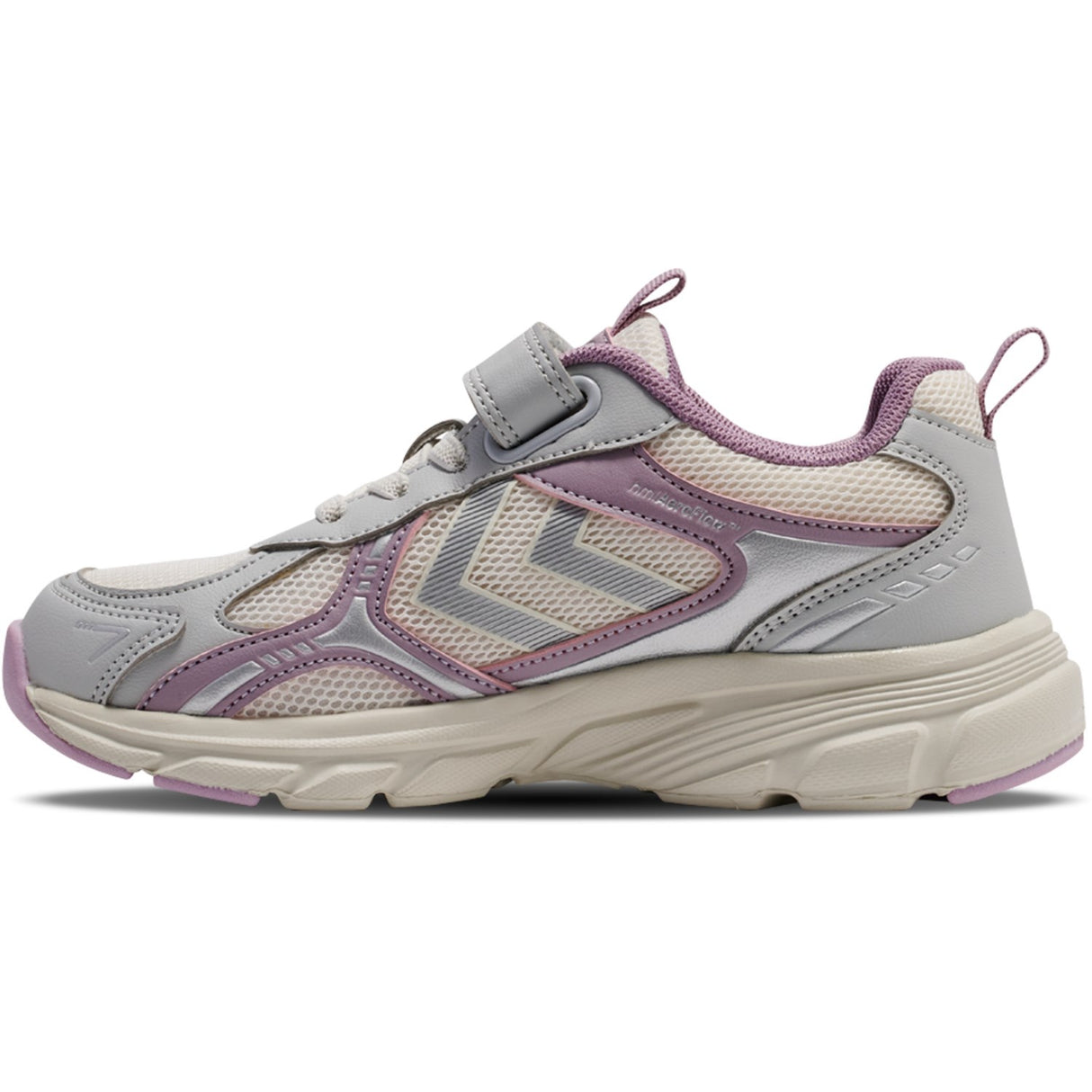 Hummel Marshmallow/Silver Effort One Vc Jr Sneakers