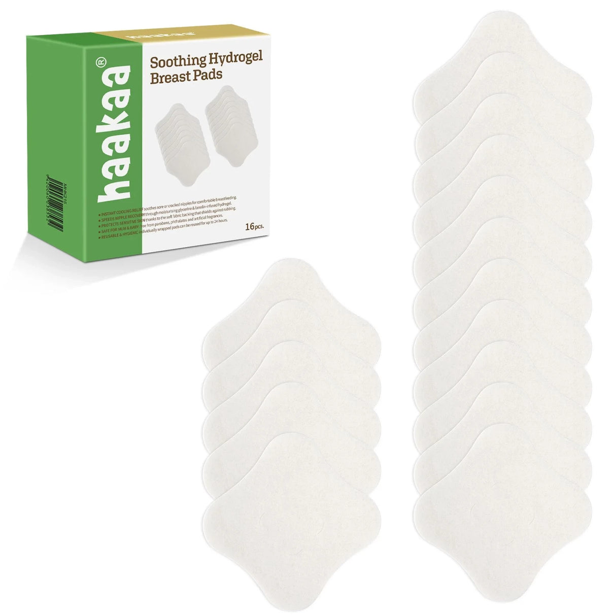 Haakaa Soothing Hydrogel Nursing Pad - 16Pcs