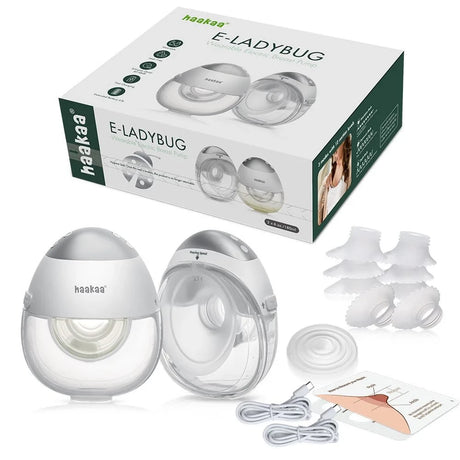 Haakaa E-Ladybug Wearable Electric Breast Pump - 2Pc