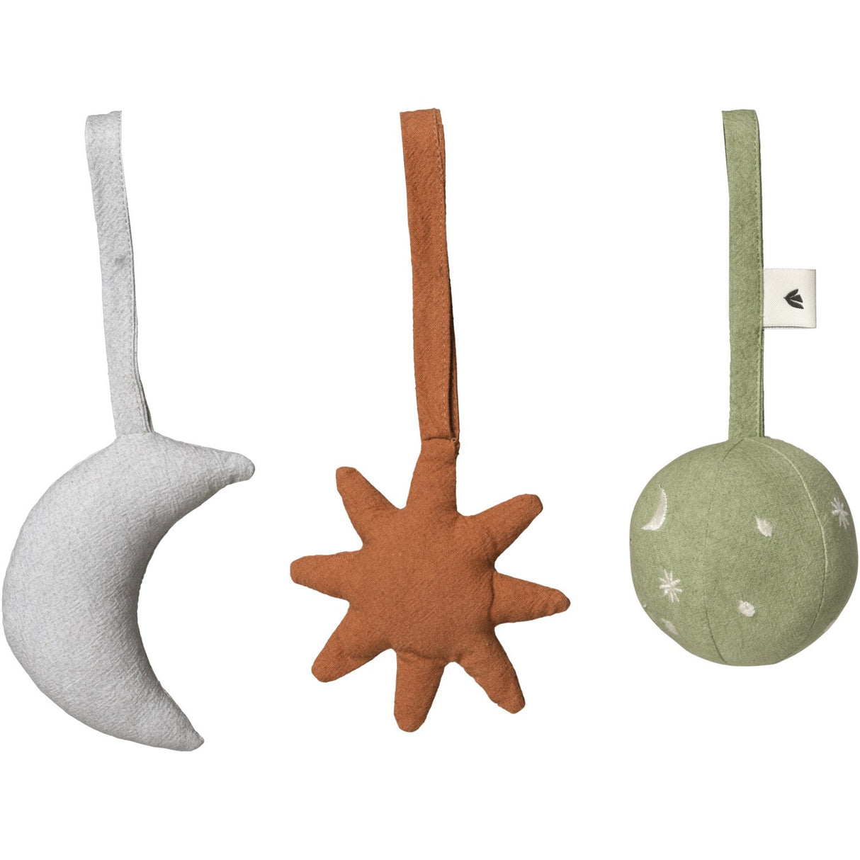 Ferm Living Tea Green Skye Baby Toys 3 Pack