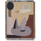 Ferm Living Multi Bird Tapestry Blanket