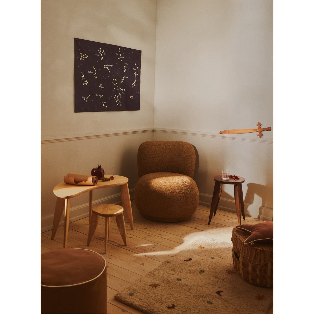 Ferm Living Natural Ash Feve Kids Desk