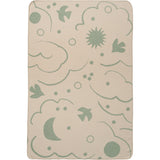 Ferm Living Tea Green/Parchment Skye Blanket