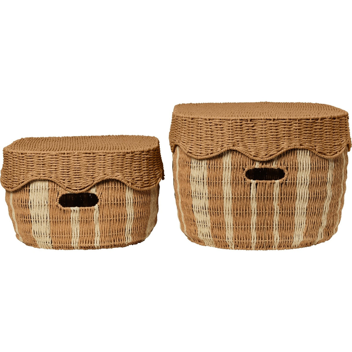 Ferm Living Natural/Off-white Rivan Storage Baskets 2 Pack